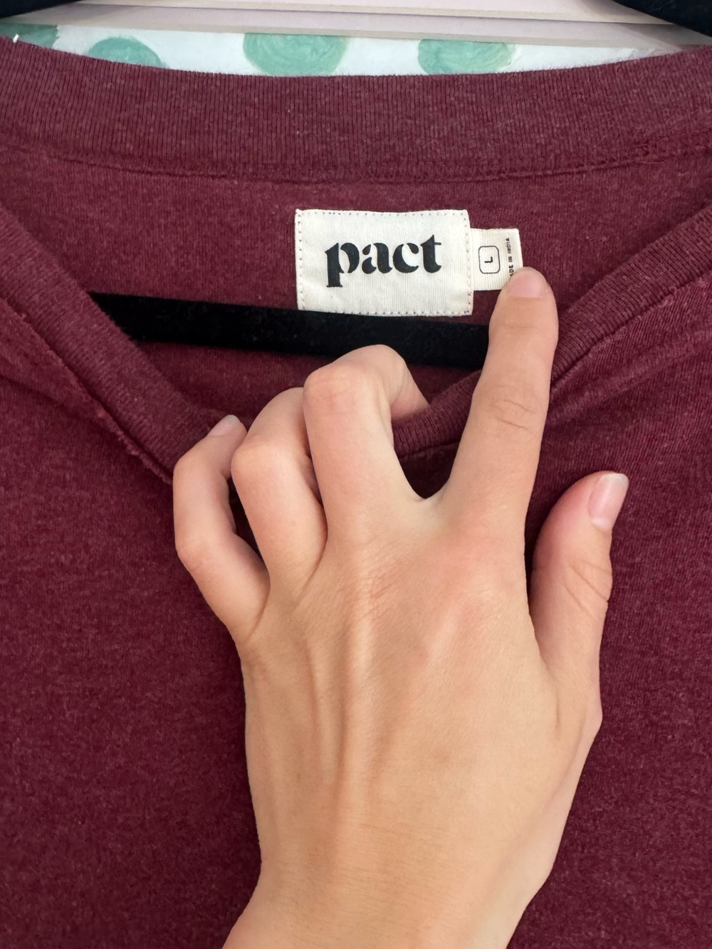 Pact Women's Burgundy Long-Sleeve Pullover Sweatshirt - Picture 2 of 5